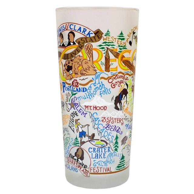 Oregon Drinking Glass
