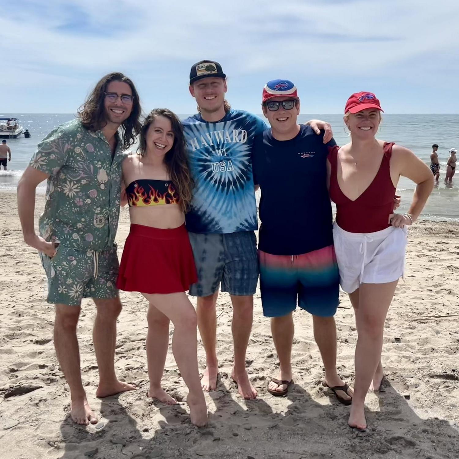For July 4th, 2024 - Mike took his best friends from USC to his childhood local Bennett Beach on Lake Eerie!