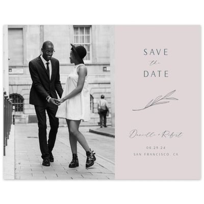 Lavender Mist, Purple Wedding Digital Save the Date - Avila Photo