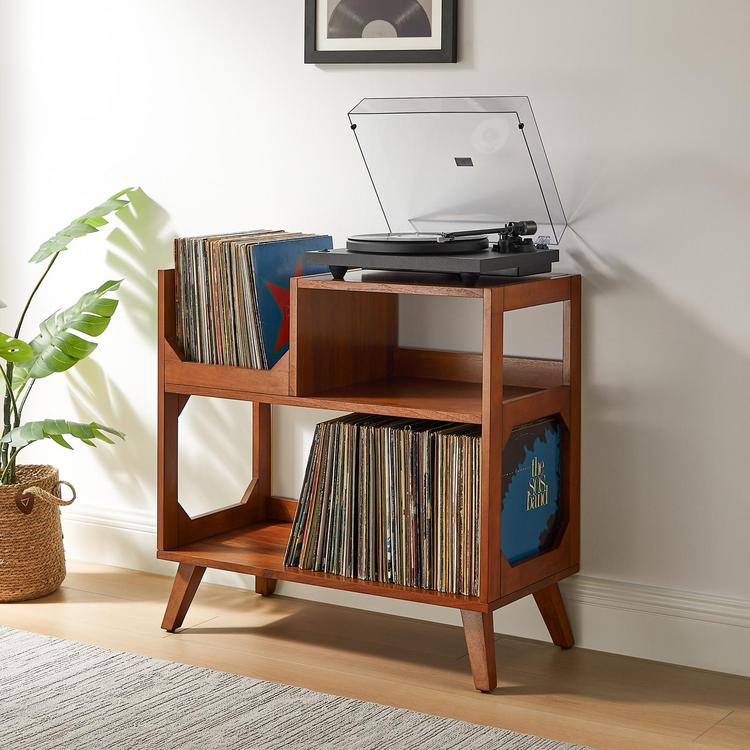 Crosley Furniture, Asheville Medium Record Storage Console | Zola