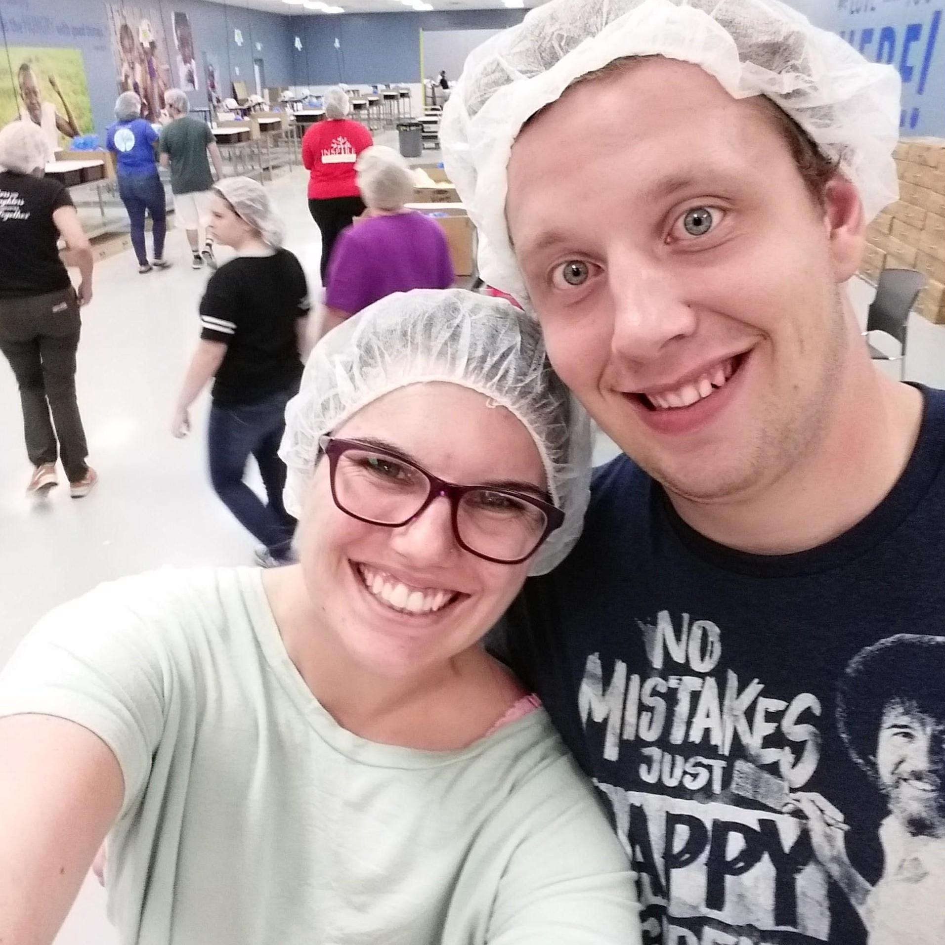 Volunteering at Feed My Starving Children