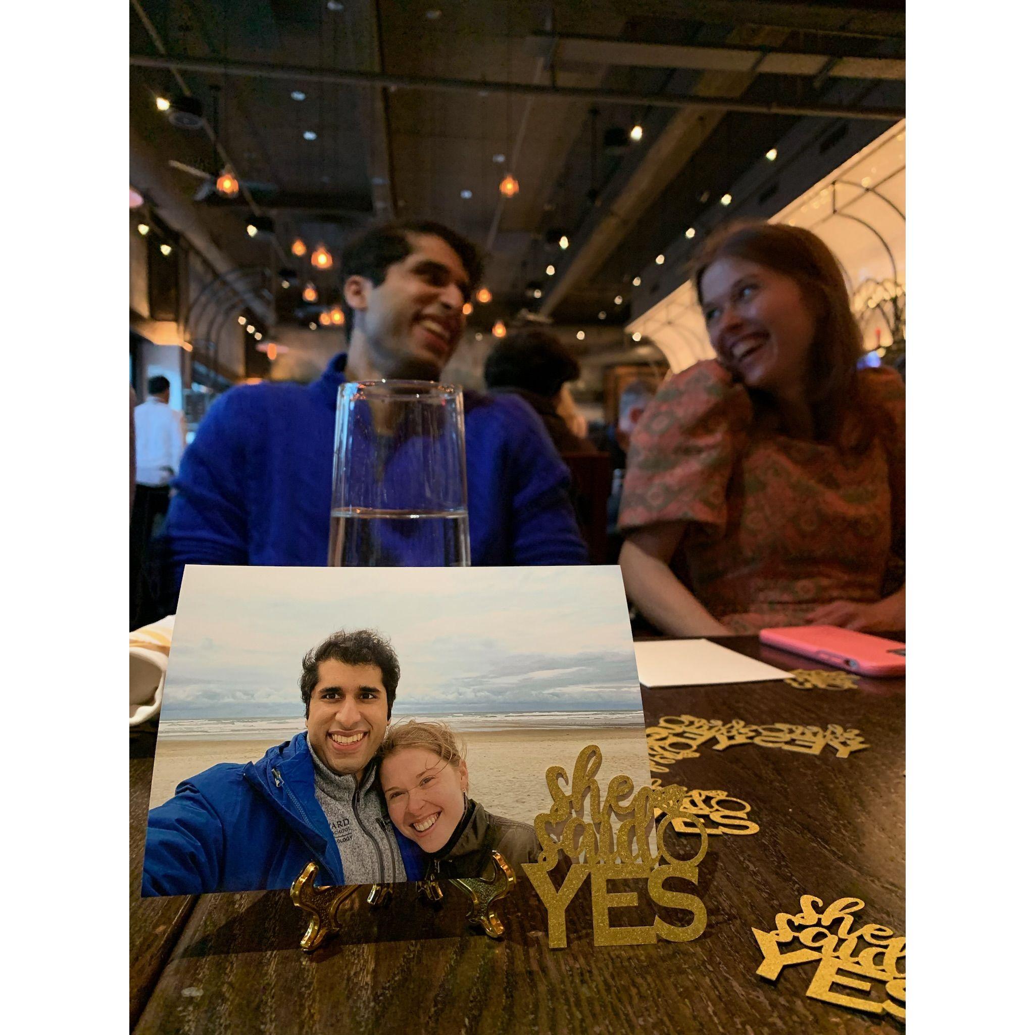 Engagement dinner - April '23
