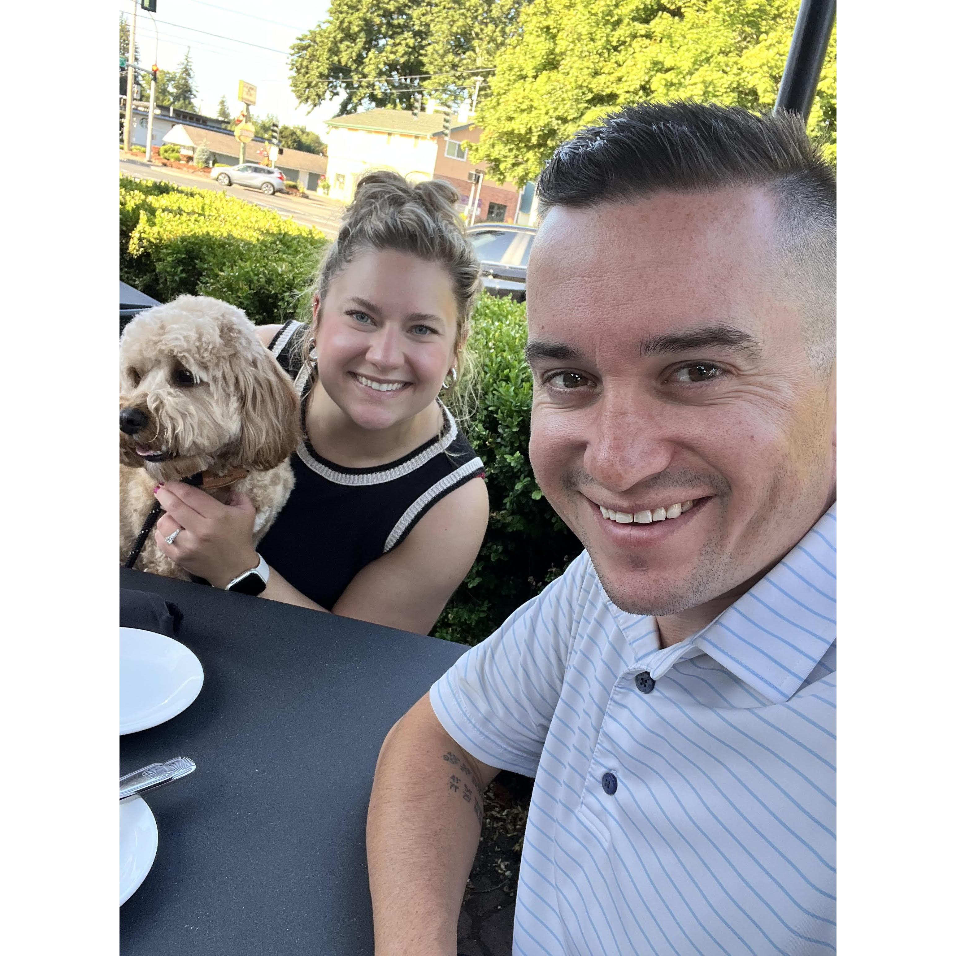 Summer dinner date. July 2024.
