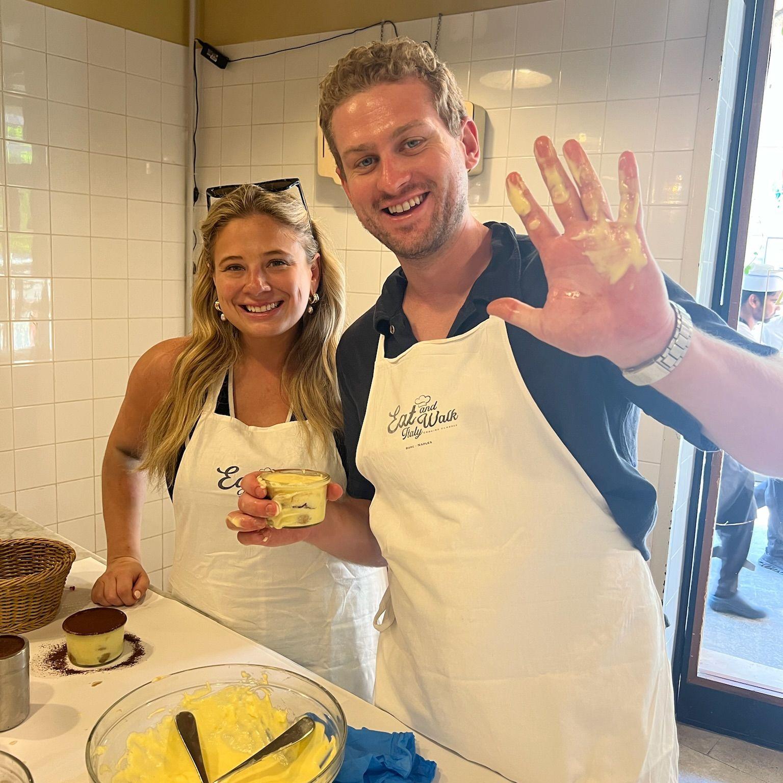 Pizza making class in Rome!