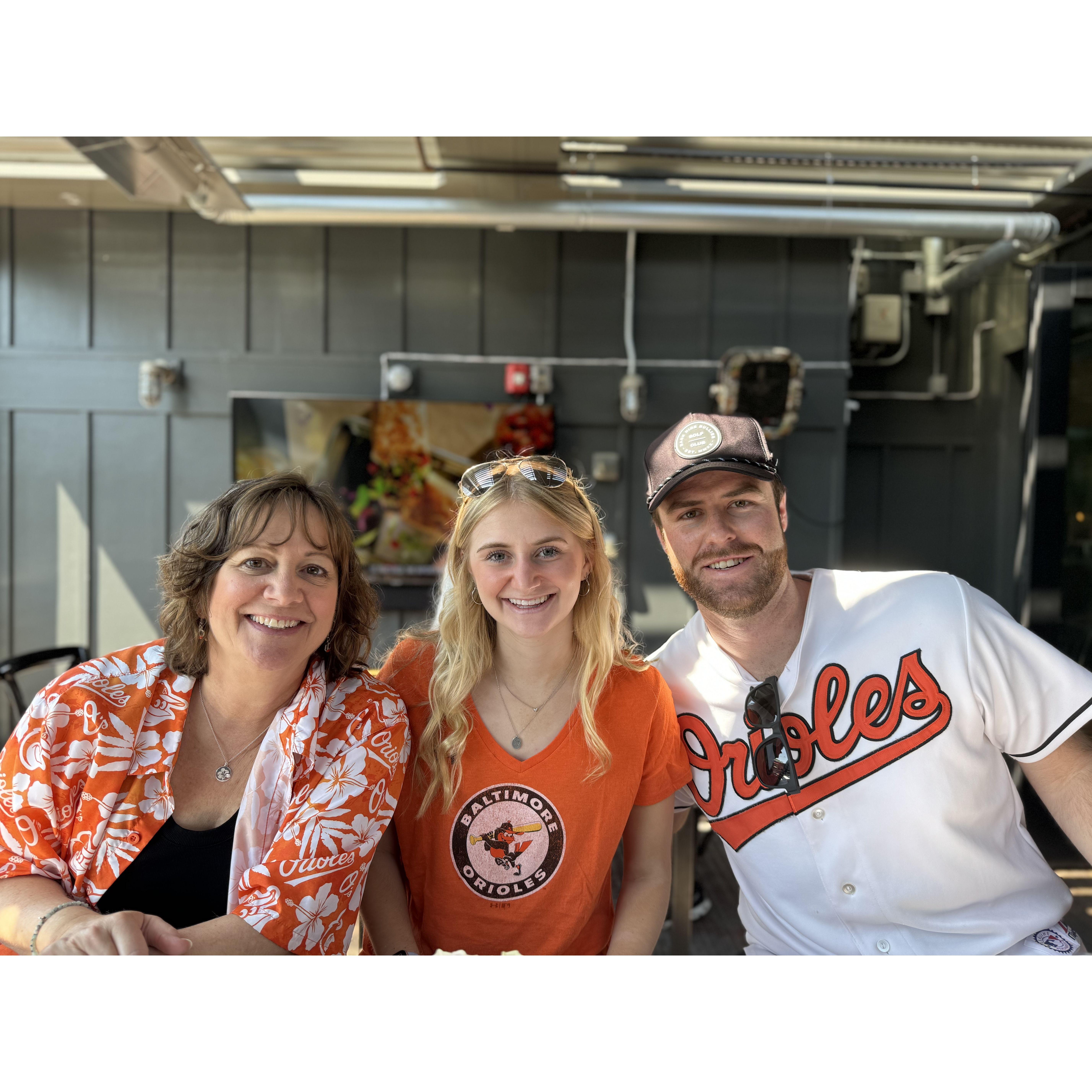 04.28.2024 - Orioles game with the Elliott family! Go O's!