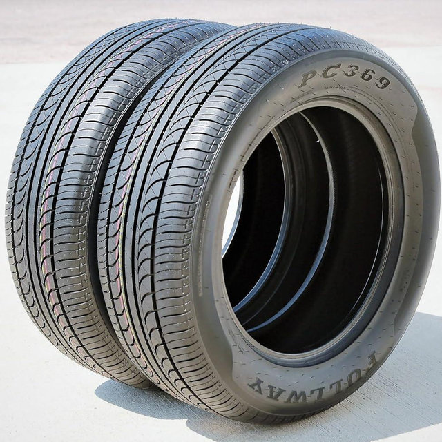 Set of 2 (TWO) Fullway PC369 All-Season Passenger Car Performance Radial Tires-205/65R15 205/65/15 205/65-15 94H Load Range SL 4-Ply BSW Black Side Wall UTQG 380AA