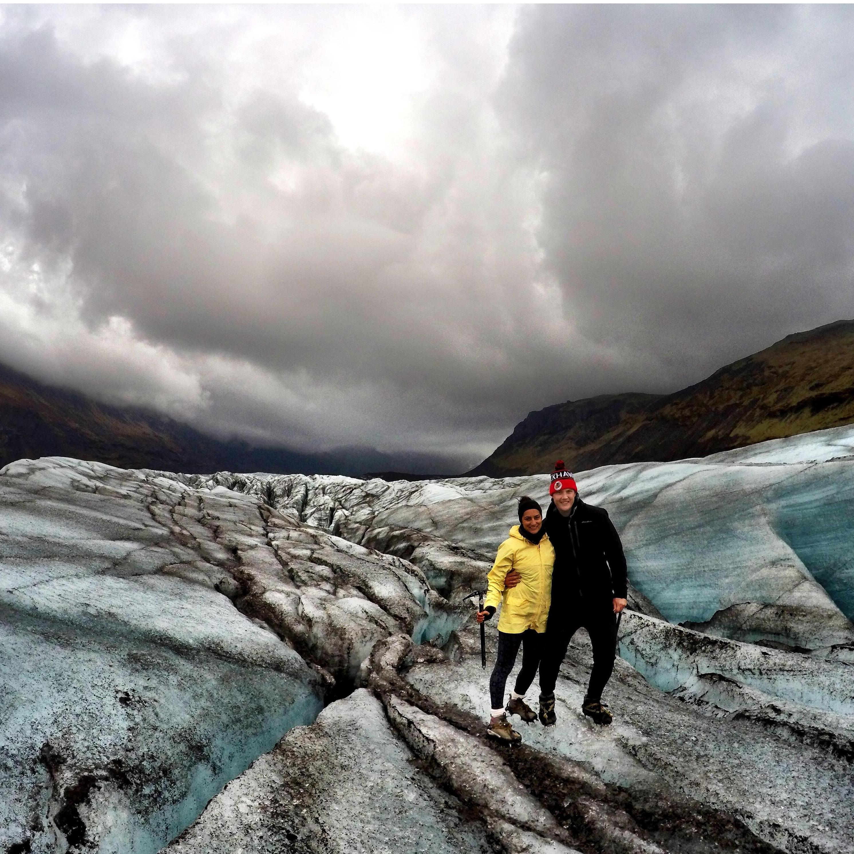 Glacier hiking Iceland 2016
