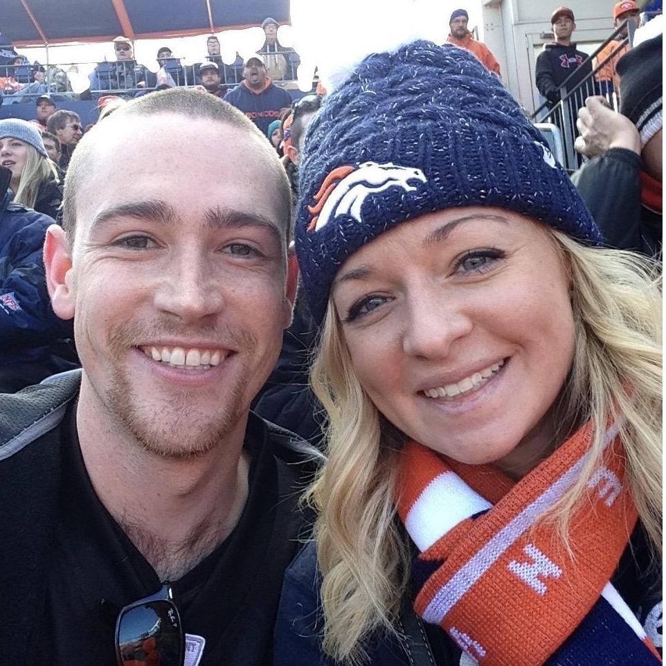 Our first Raiders/Broncos game December 2014!
