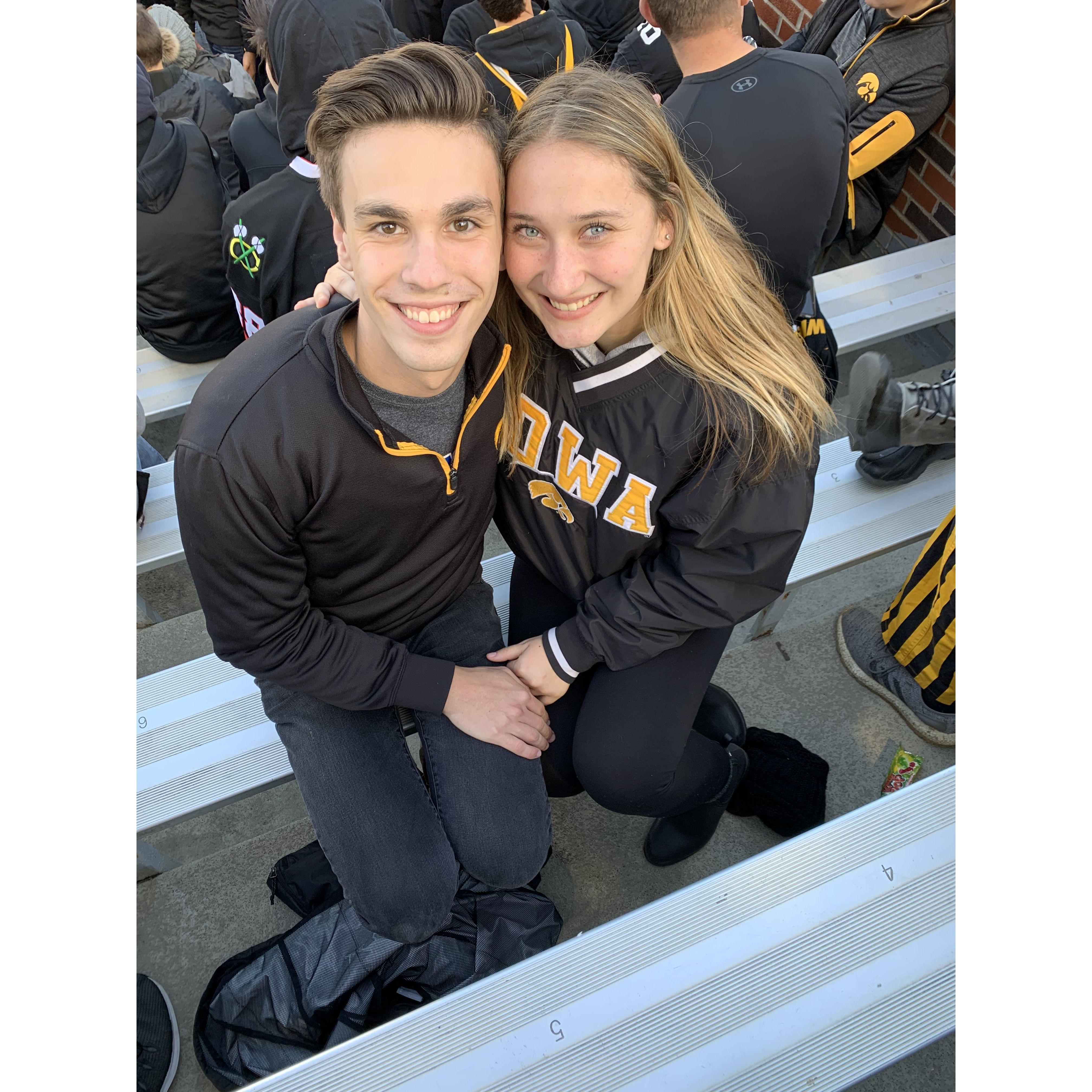 2019- teaching William to be a Hawkeye.