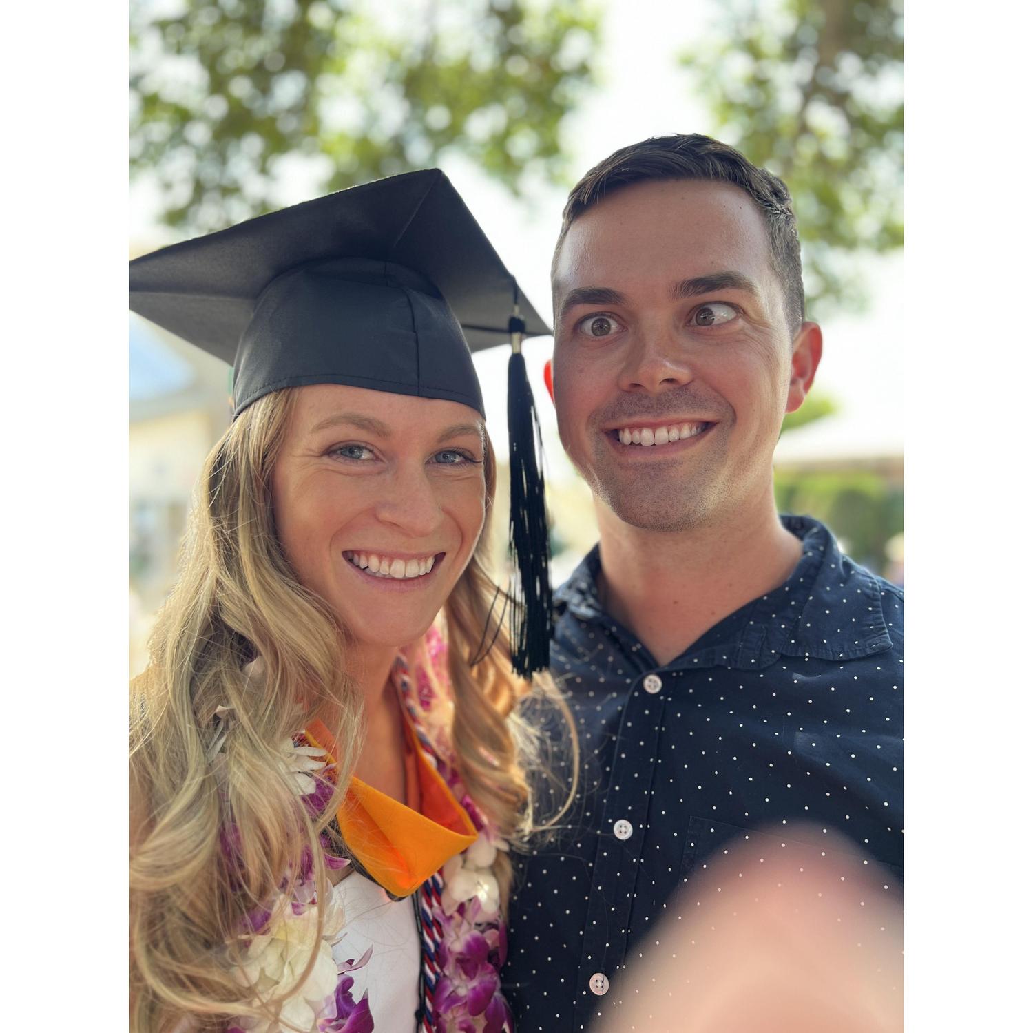 In May of 2023, Moira’s Mom and Grandma flew out for her masters graduation. Little did she know, Brad had plans for more than just a graduation celebration.