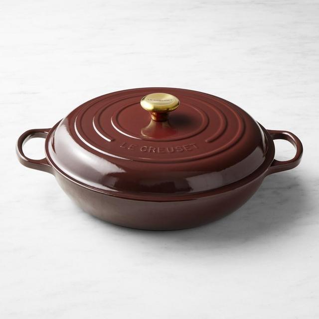 Le Creuset Signature Enameled Cast Iron Braiser, 5-Qt., Rhone
