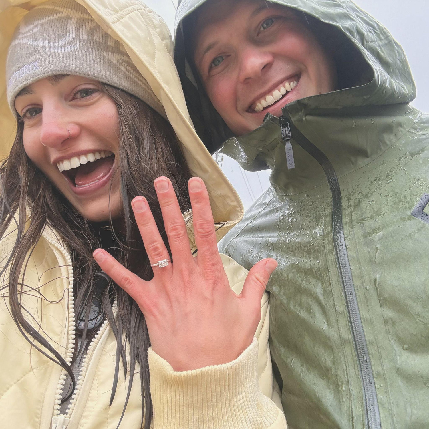 Soaked and happy
