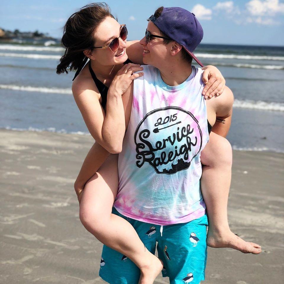 A beautiful day at the beach in May 2019.