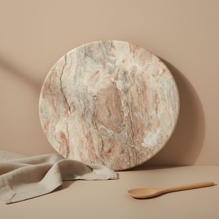 Waterfall Marble Oversized Round Board