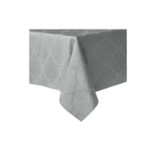 102" x 60" Cotton Lexington Tablecloth Gray - Town & County Living