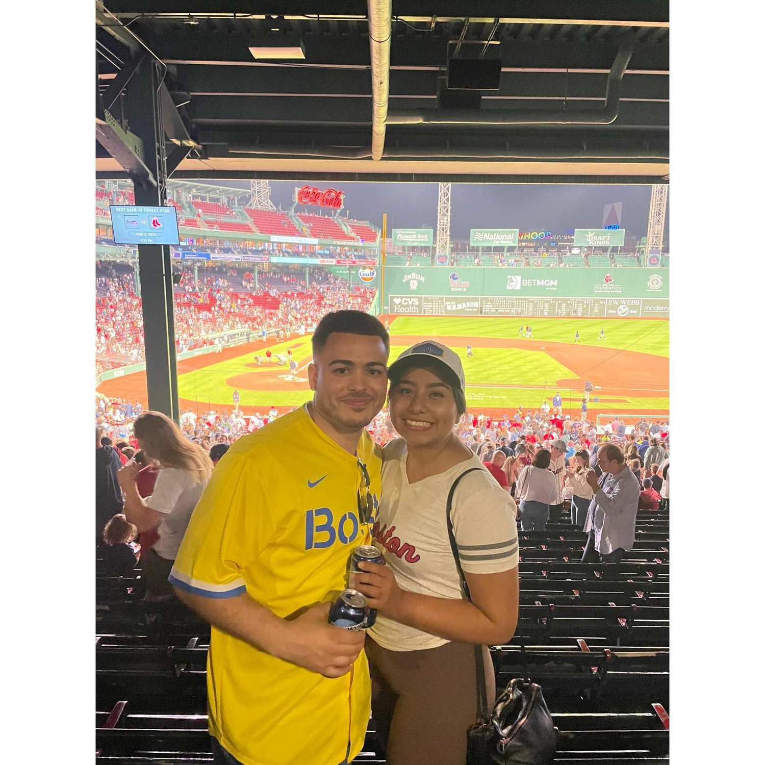 We are always supporting the RED SOX