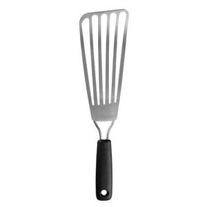 OXO 1130900 Fish Turner, Stainless Steel, Soft, Comfortable Grip, 1/2 in W x 13.65 in L,3-1/2