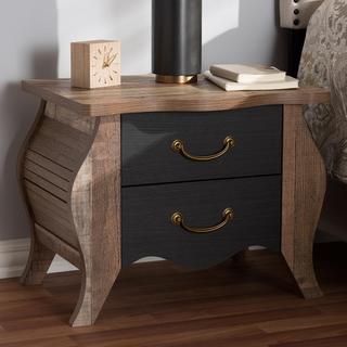 Romilly Farmhouse 2-Drawer Nightstand