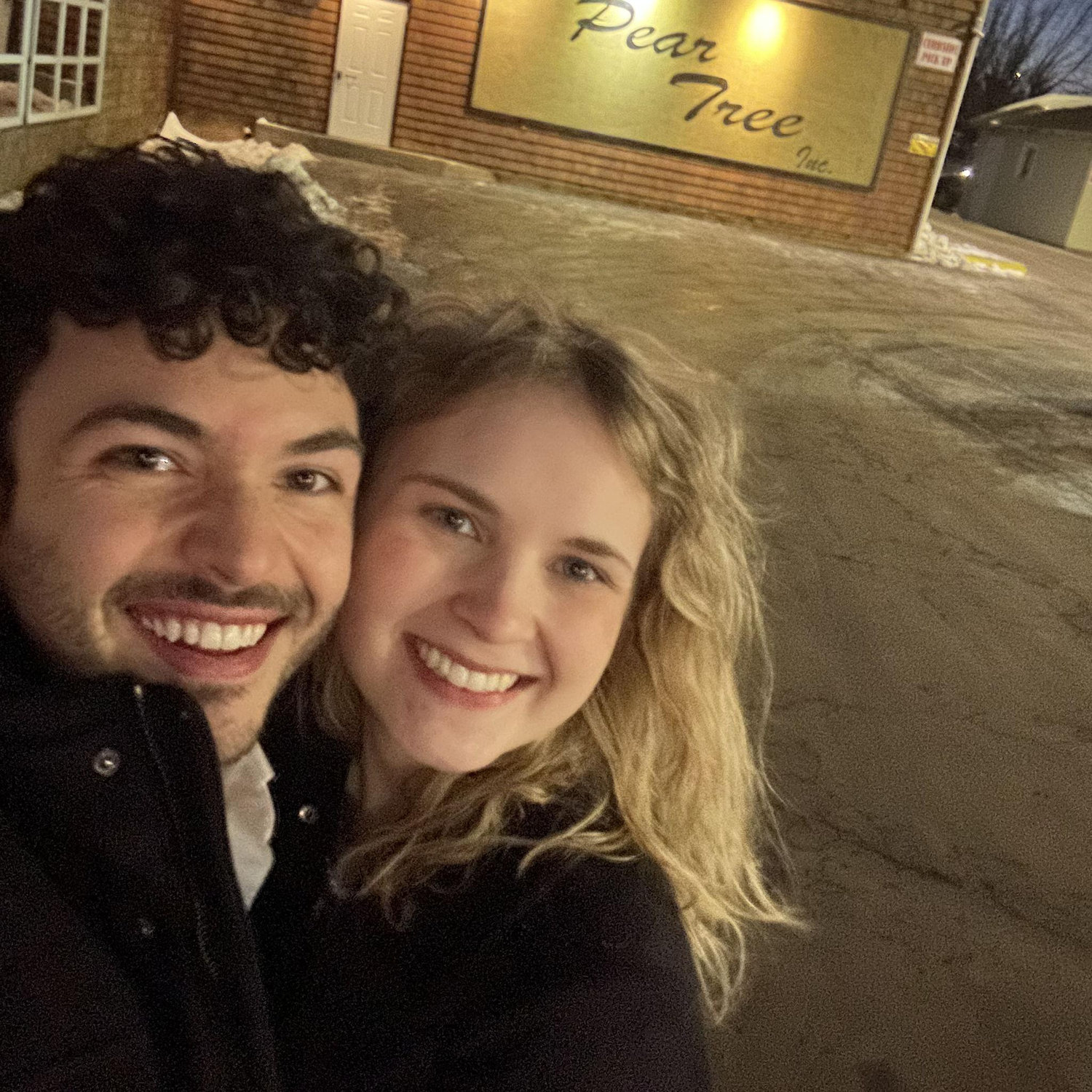 Our first Valentine's Day together