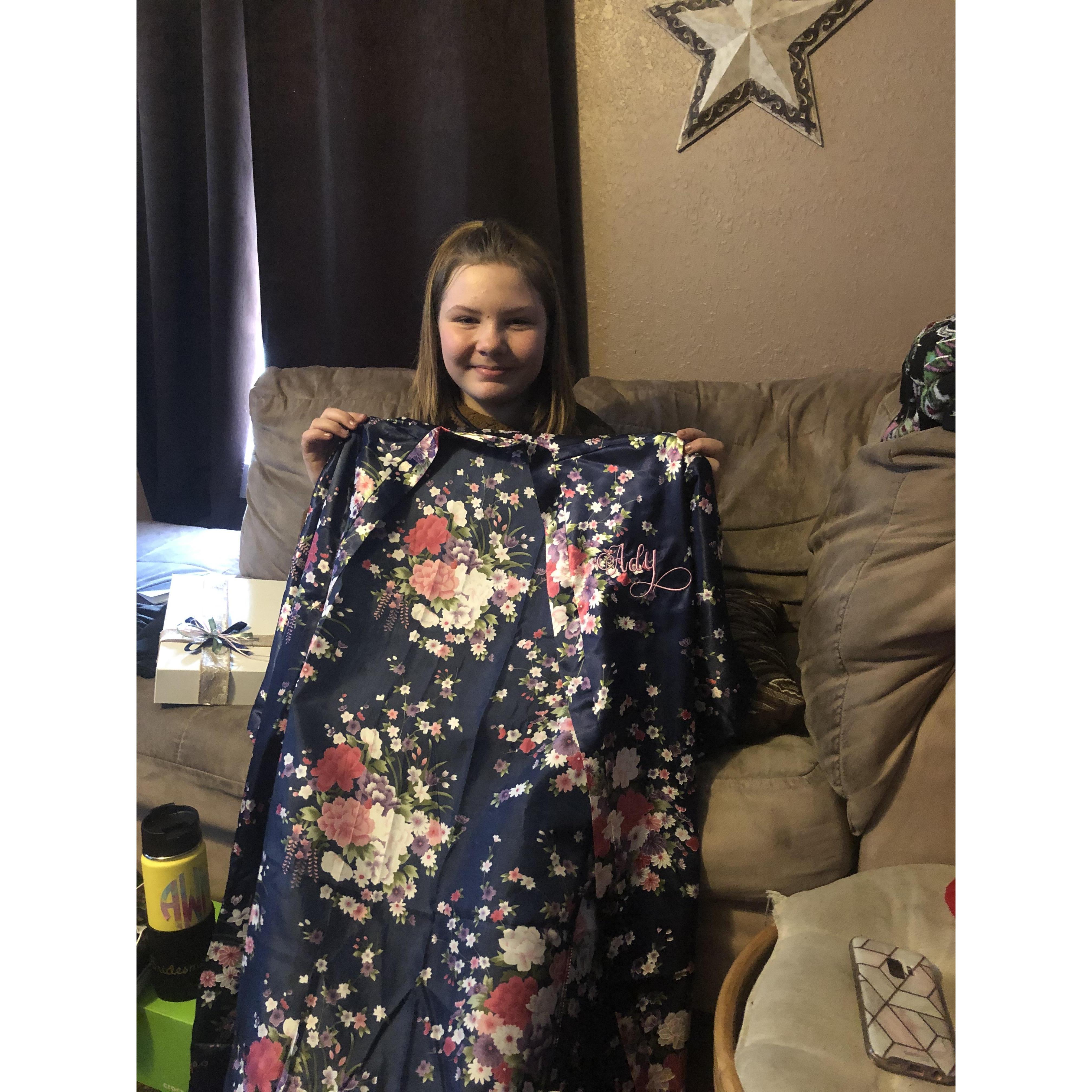 Ady saying yes to being a bridesmaid!