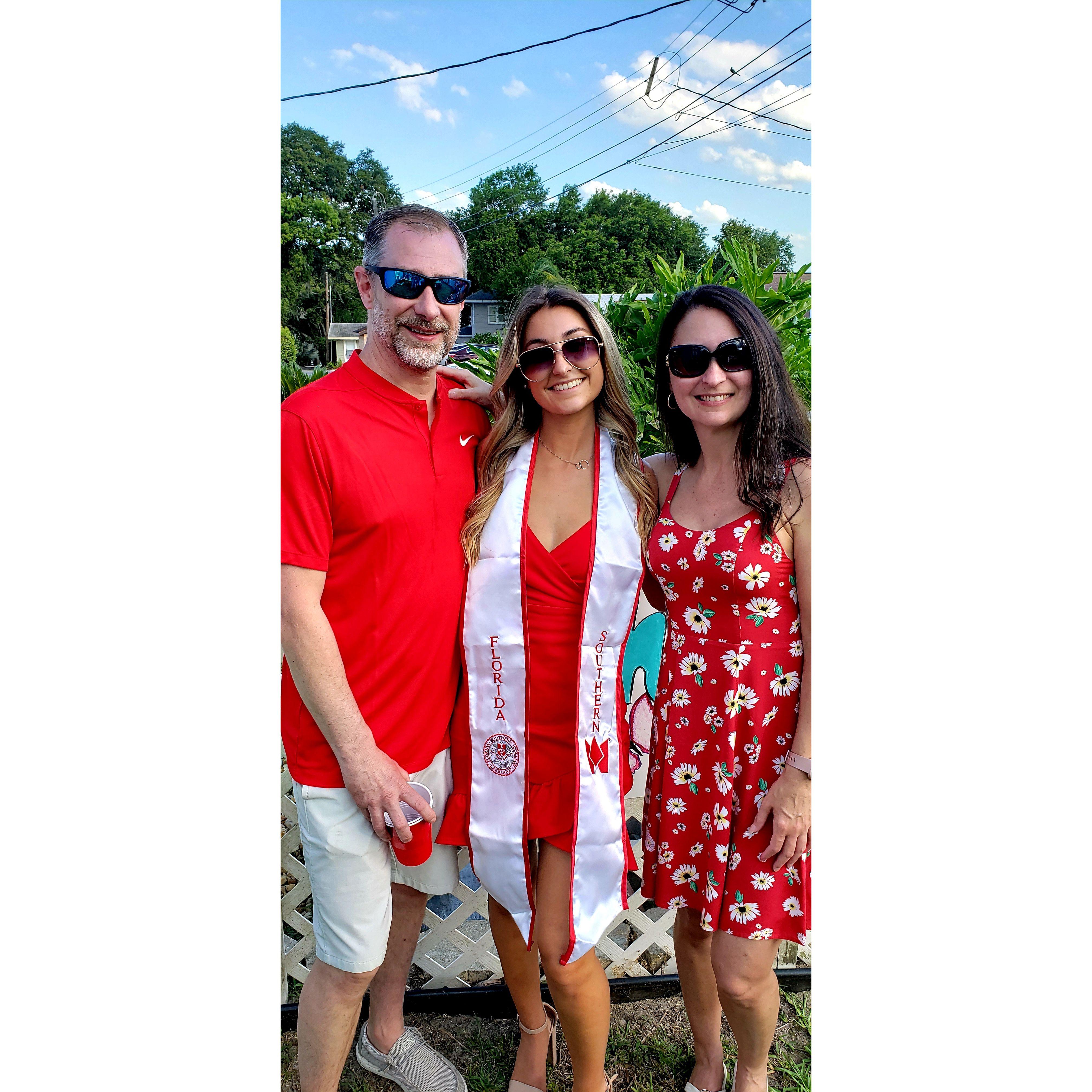 Kailey's graduation from Florida Southern College