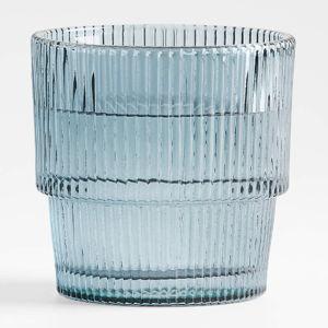 Atwell 11-Oz. Blue Stackable Highball Glass + Reviews | Crate & Barrel