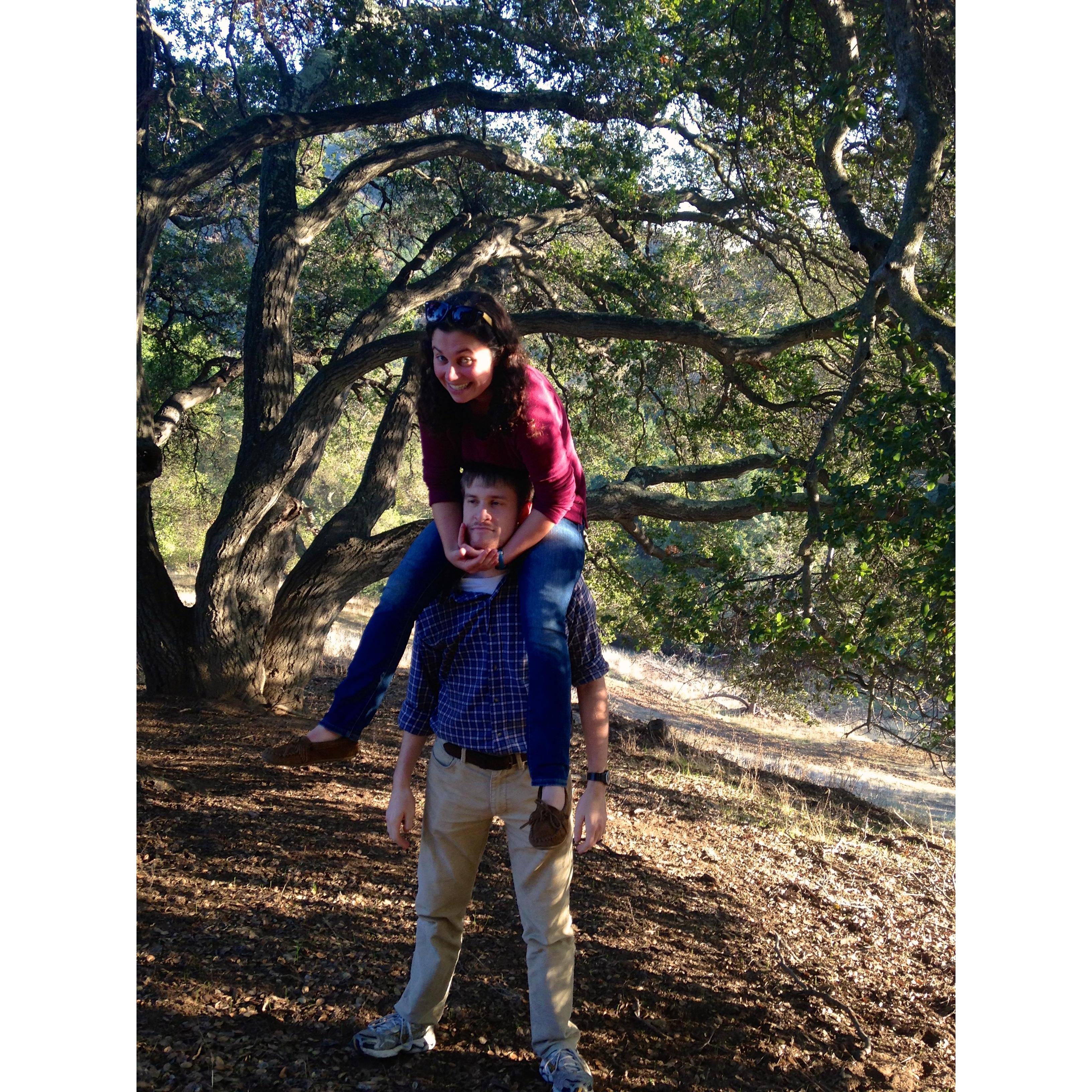 Another shoulder ride.