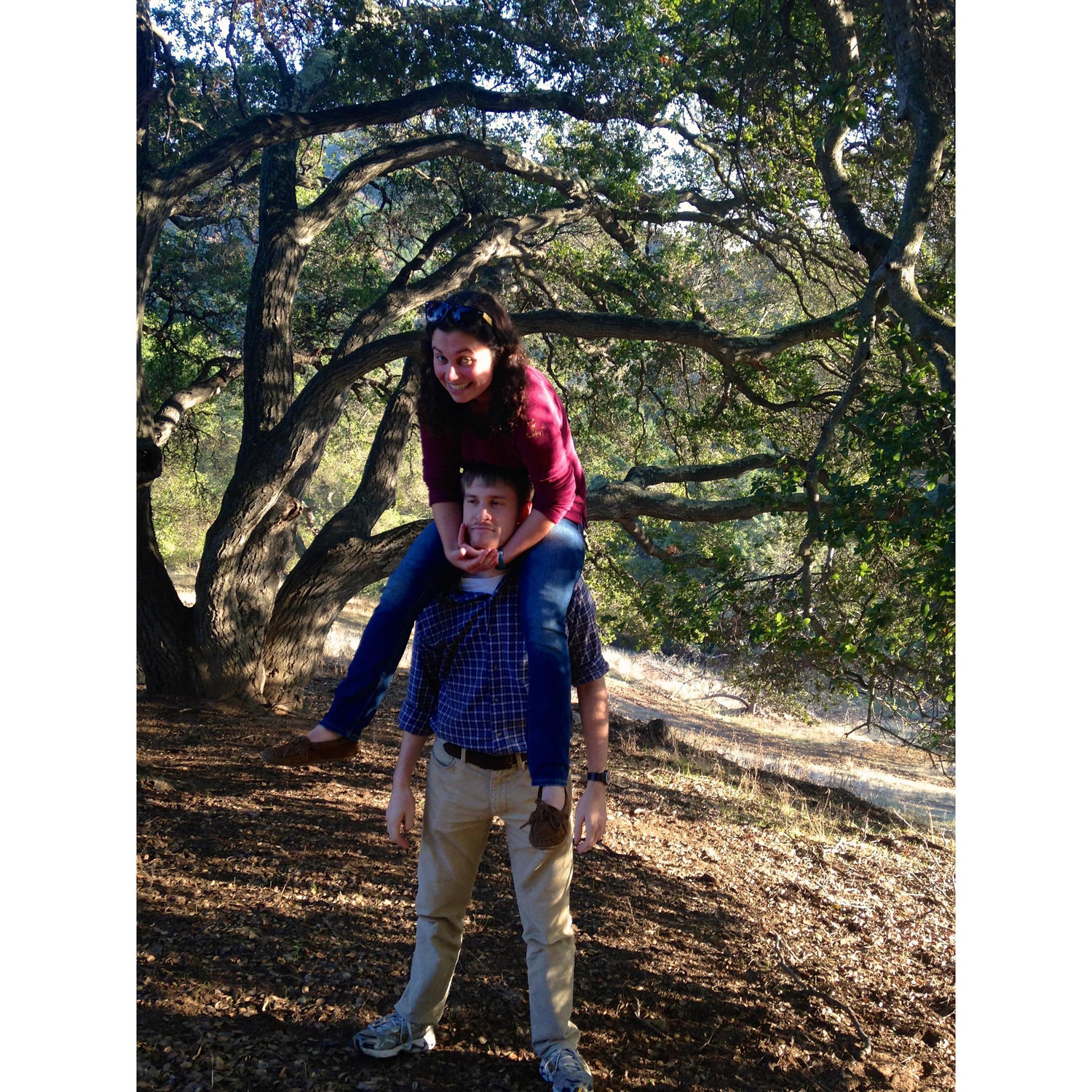 Another shoulder ride.