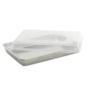 Nordic Ware Natural Aluminum Commercial High-Sided Sheet Cake Pan with Lid