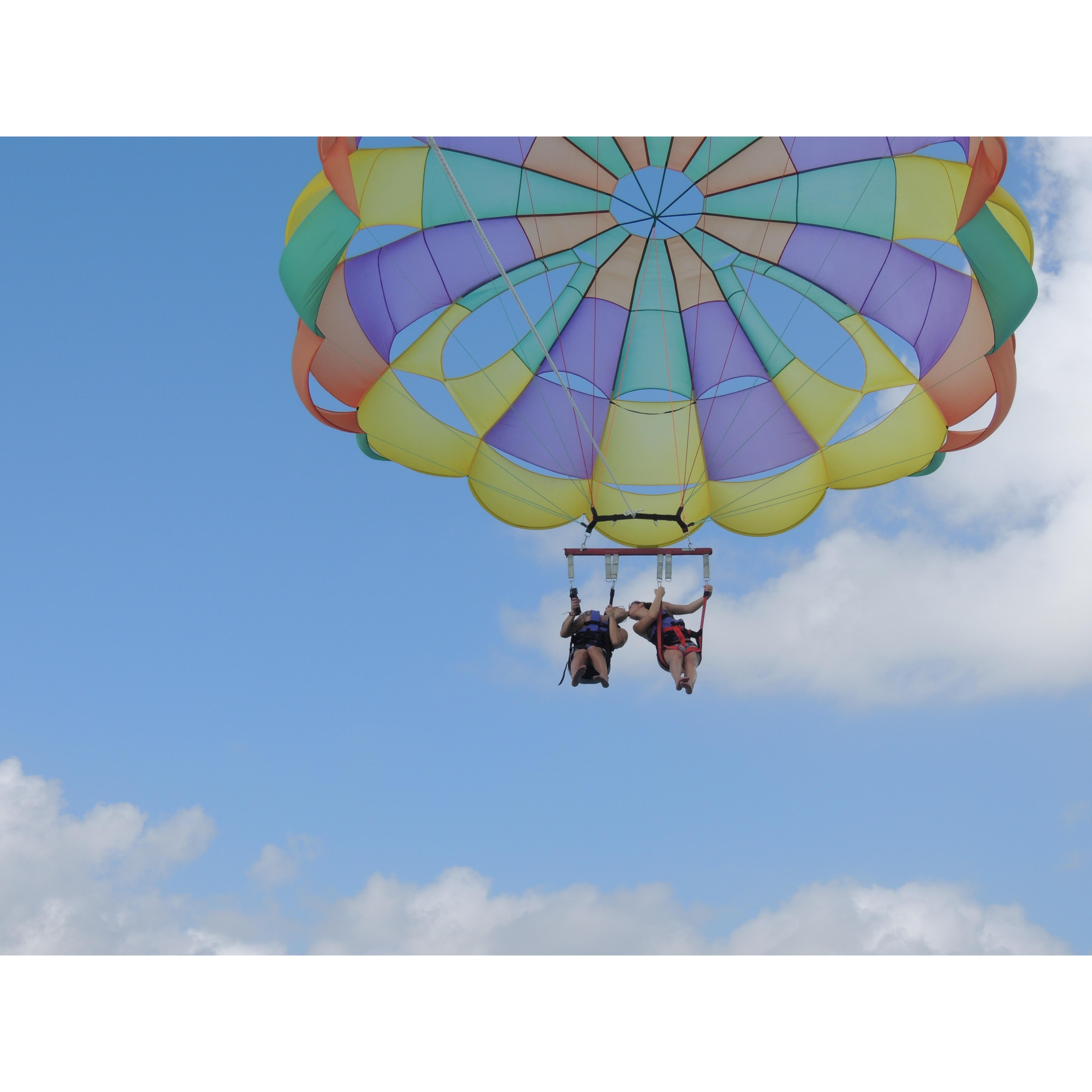 Love at 300ft! got to see the sea turtles, too:) Heaven!