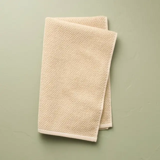 Hand Towel Tan/Cream - Hearth & Hand™ with Magnolia