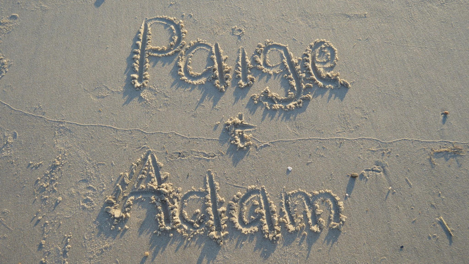 The Wedding Website of Adam Johnson and Paige Goldscher
