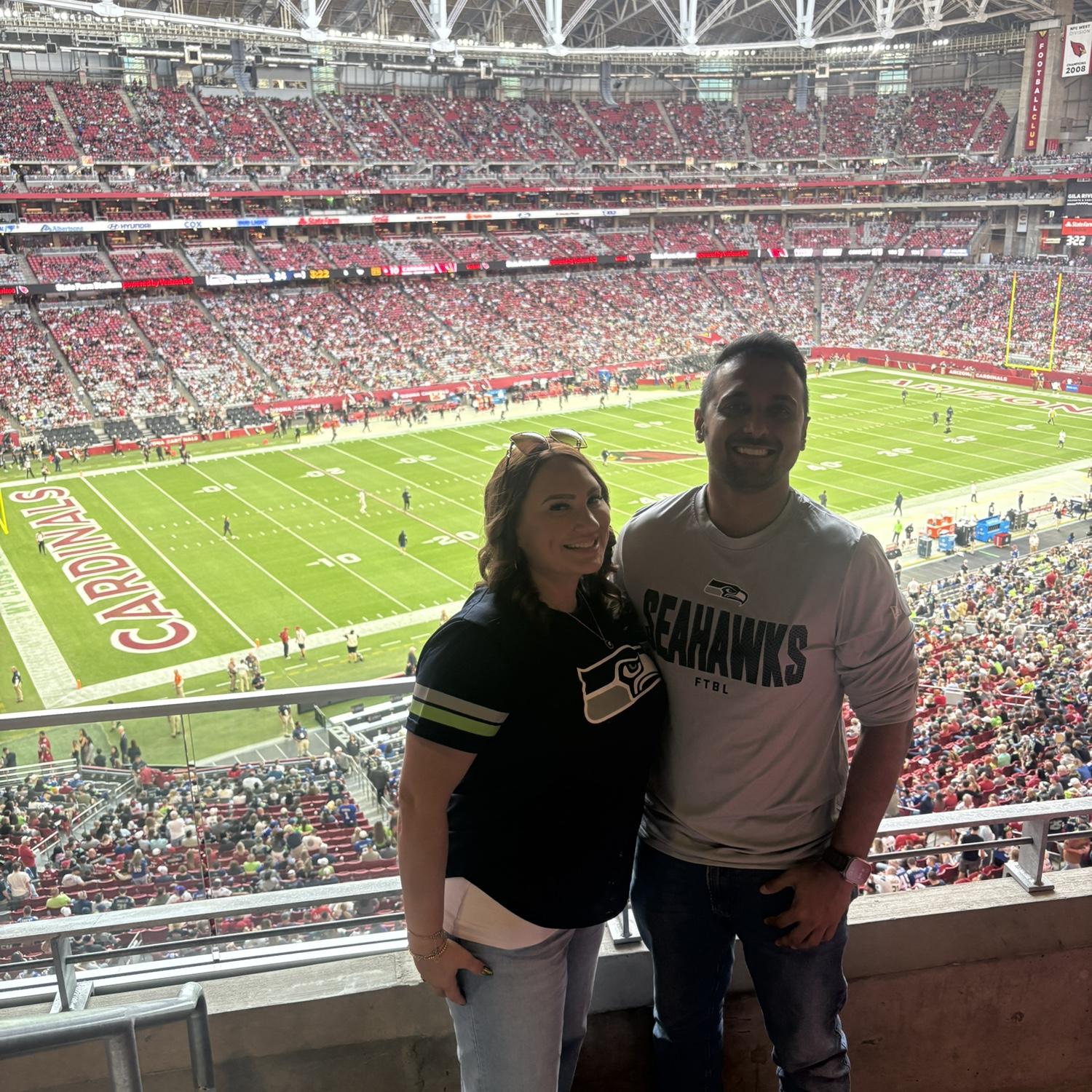 Seahawks vs. Cardinals in Arizona