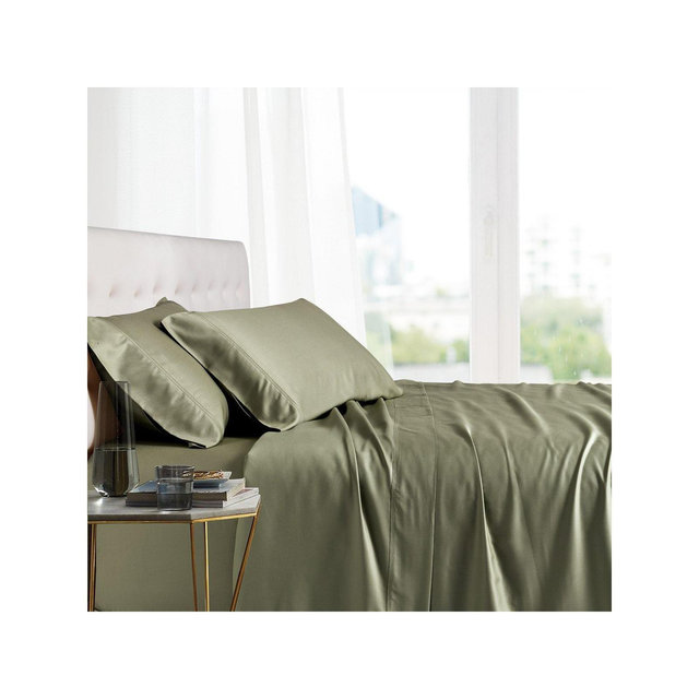 Egyptian Linens 100% Bamboo Viscose Sheet Set Sage Queen