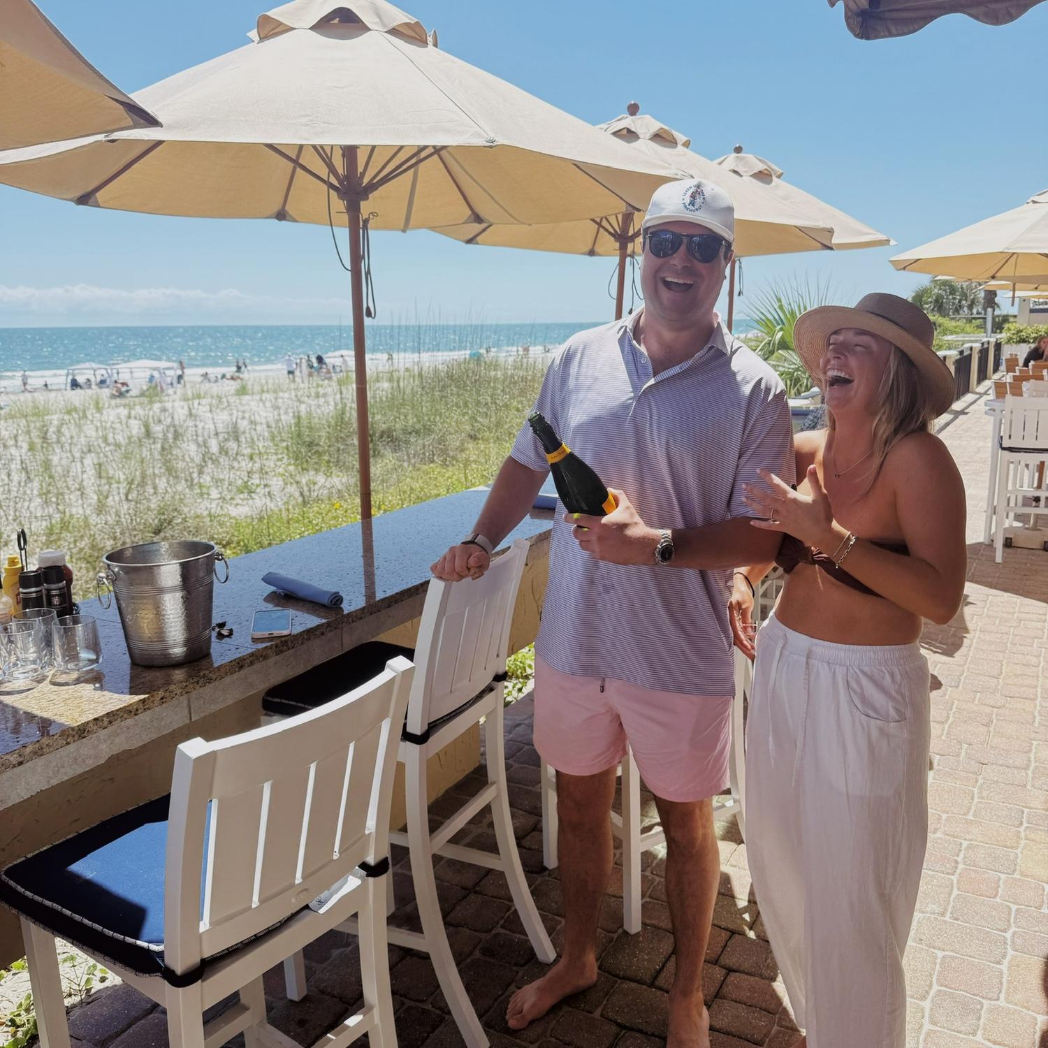 Celebrating our engagement day!