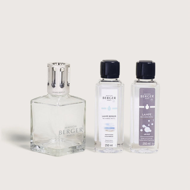 Essential Square Lamp Ritual Starter Kit with Air Pur So Neutral + Ocean Breeze (updated with logo)