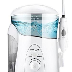 QQcute Water Dental Flosser, Water Flossing Dental Countertop Oral Irrigator with 7 Multifunctional Tips,10 Pressure Settings, Support 120 Seconds Teeth Cleaning, for...