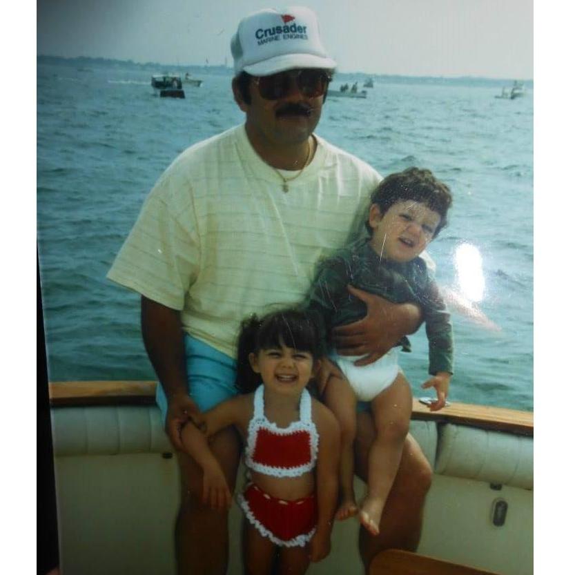 Erika, Louis and Dad 1988