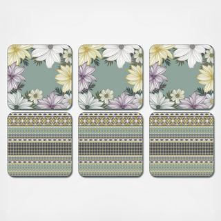 Pimpernel Atrium Coaster, Set of 6