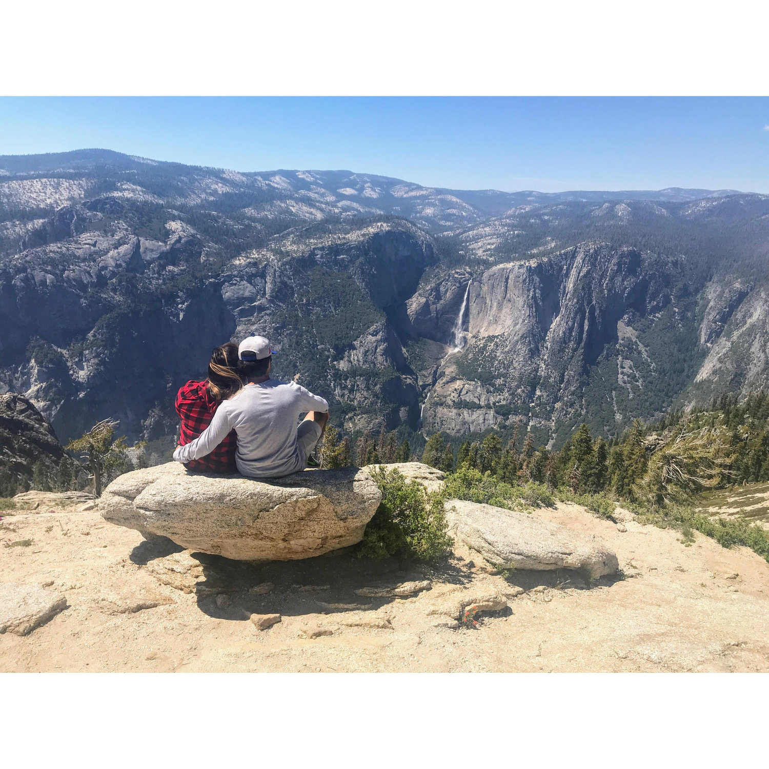 Sentinel Dome overlook at Yosemite, California
