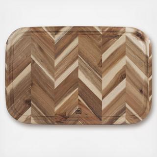 Acacia Herringbone Cutting and Serving Board