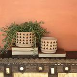 Inca Cachepot, Set of 2