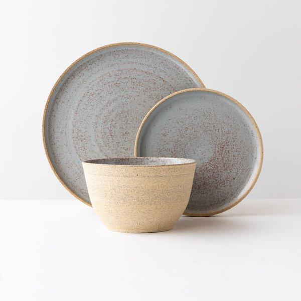 3-Piece Dinnerware Set - Speckled Stoneware