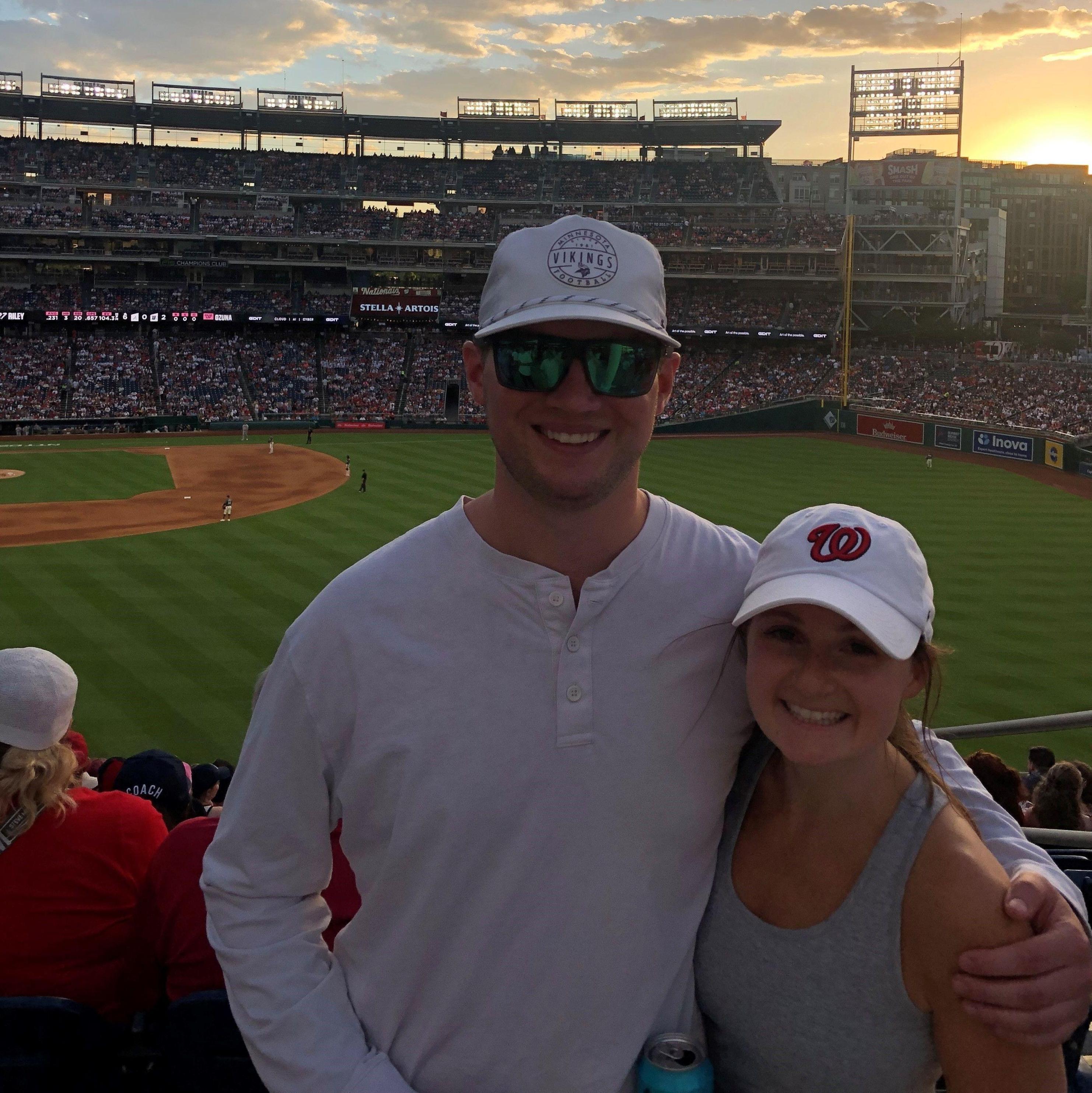 Cheering on the Washington Nationals 2024