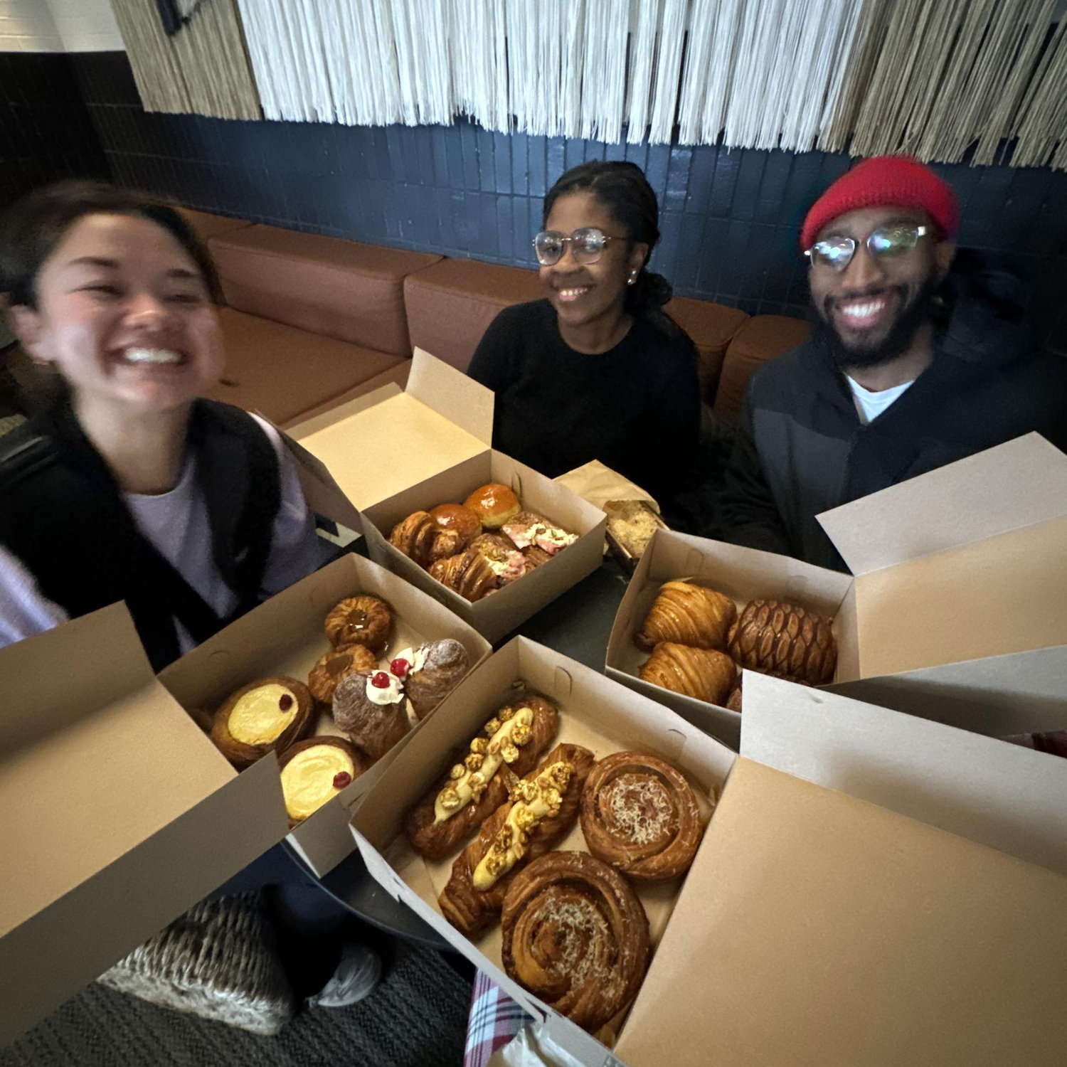Christmas Eve 2024: buying 2 of nearly every single pastry at the Bad Butter pop-up 😌