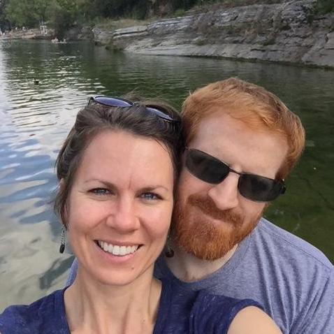 At Barton Springs on Laura's first trip to Austin, TX - November 2017.