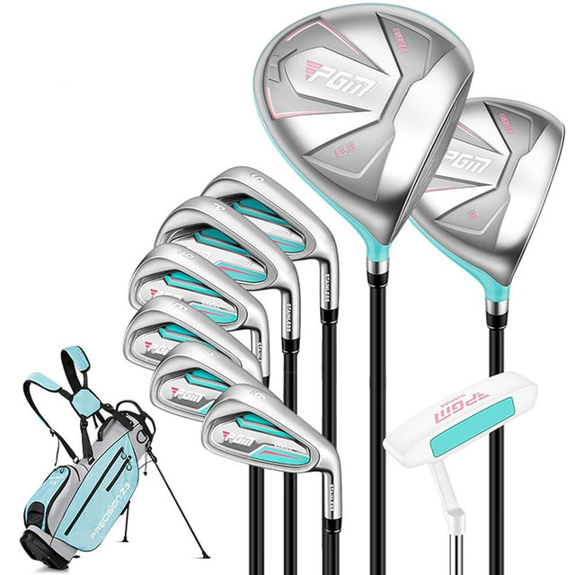 PGM Women's Oversea Complete Golf Club Set with High-Strength Thin Face Design 460cc Driver