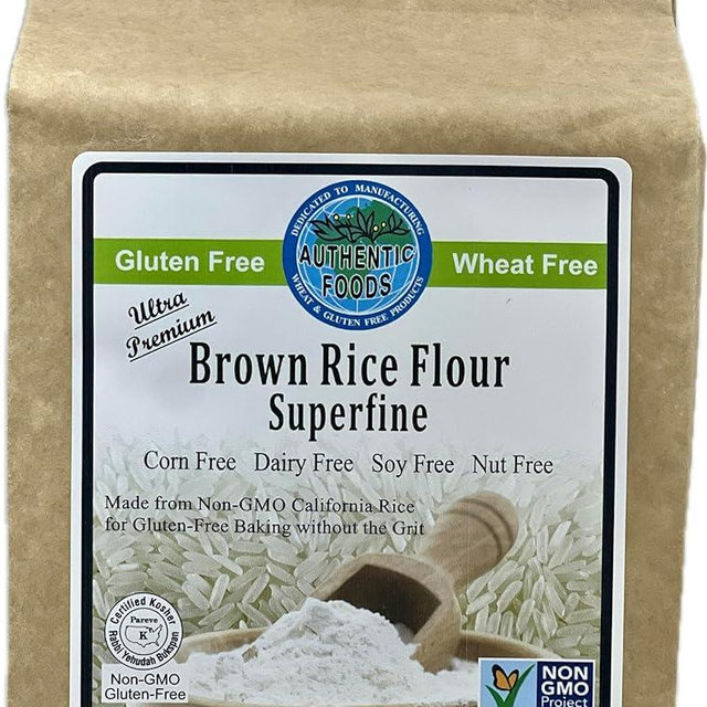 Authentic Foods Superfine Brown Rice Flour - 3lb