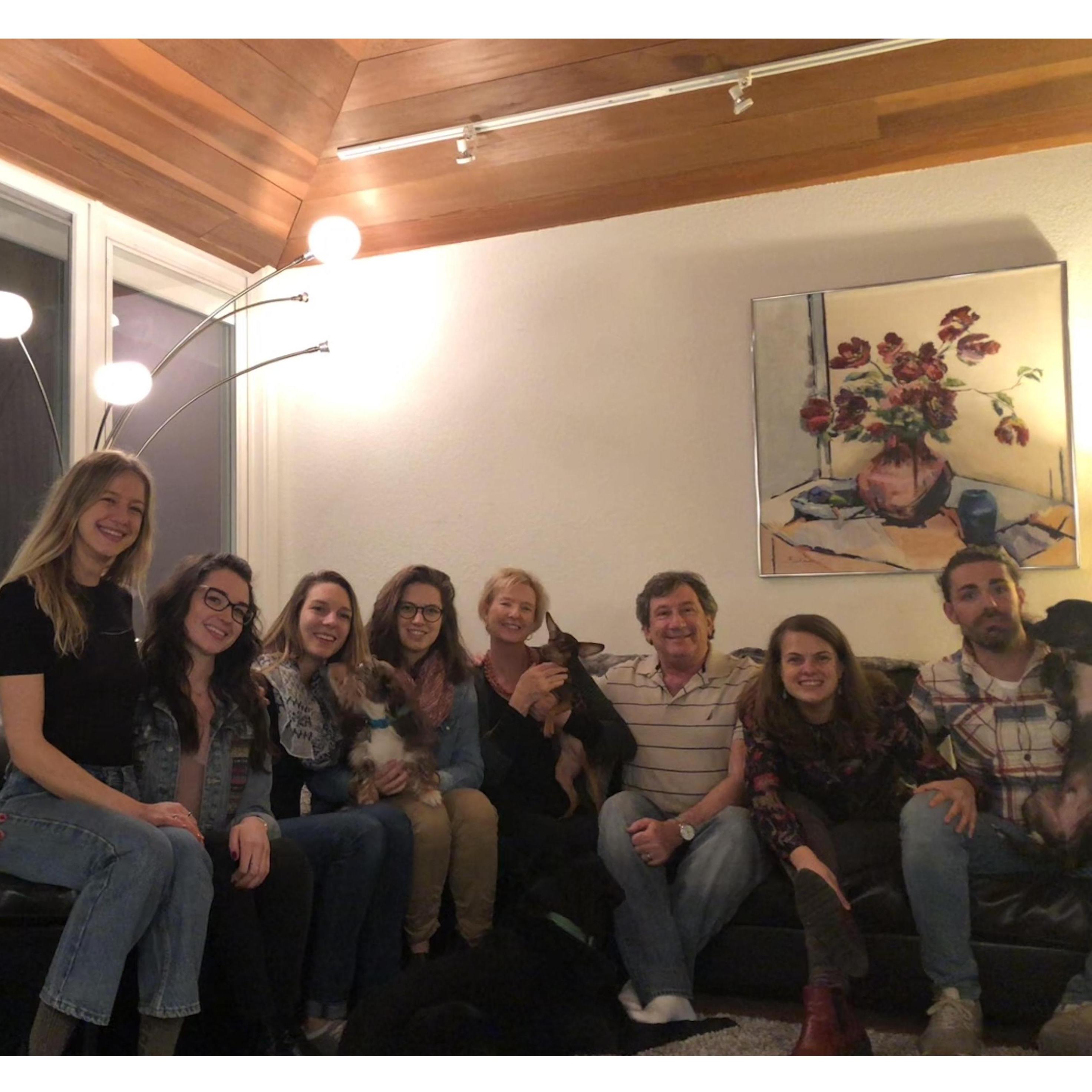 At Fields Home with the human and furry fam (October 2017)