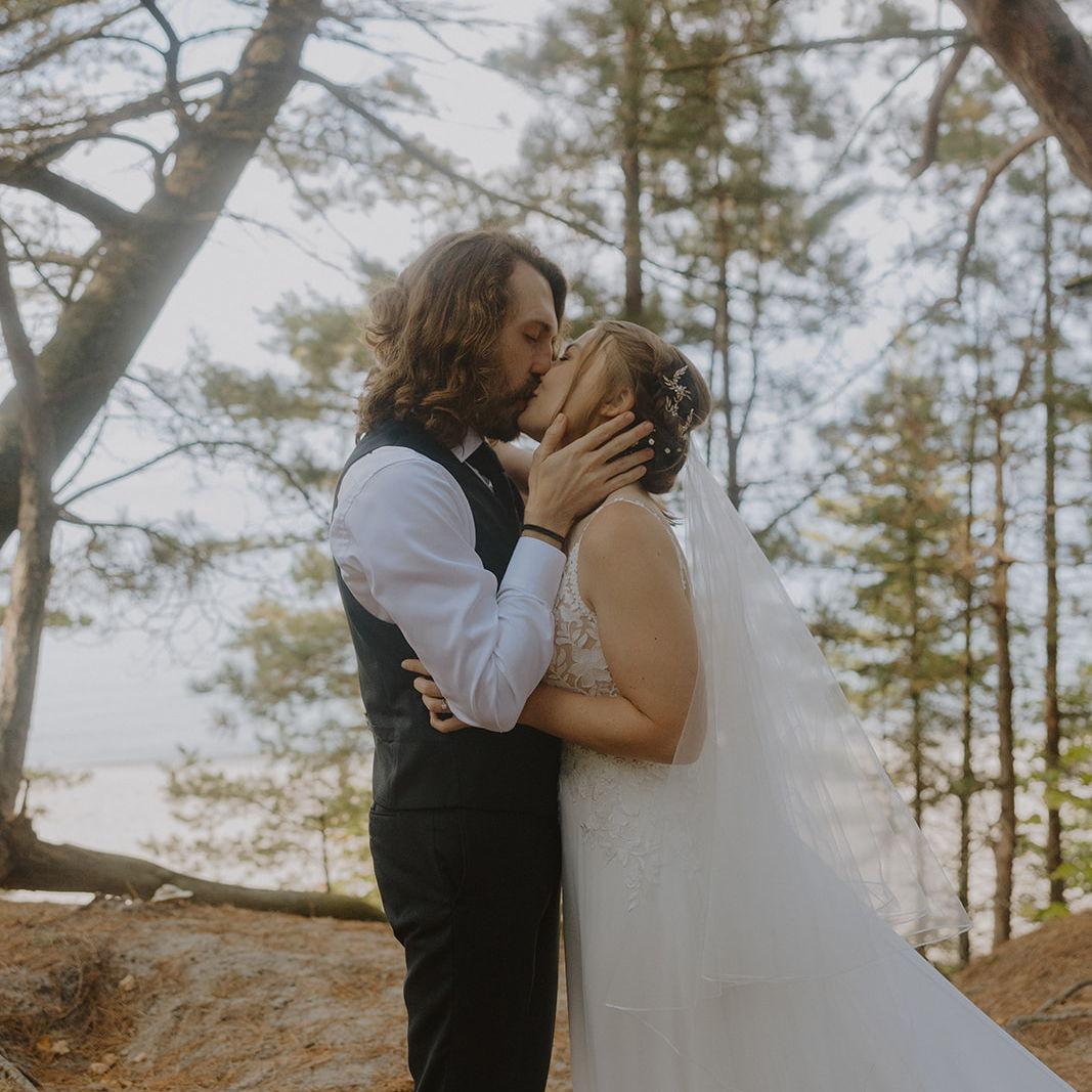 "You may now kiss the bride"
